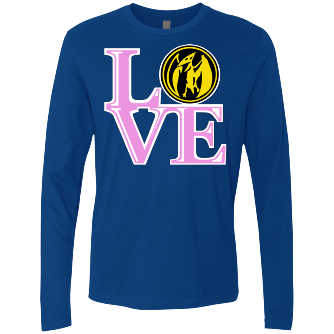 Pink Ranger LOVE Men's Premium Long Sleeve