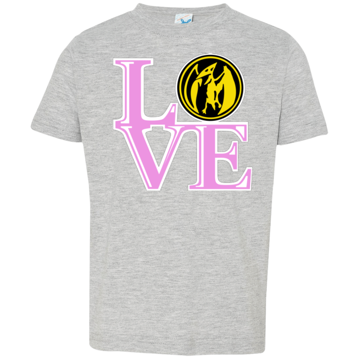 T-Shirts Heather / 2T Pink Ranger LOVE Toddler Premium T-Shirt