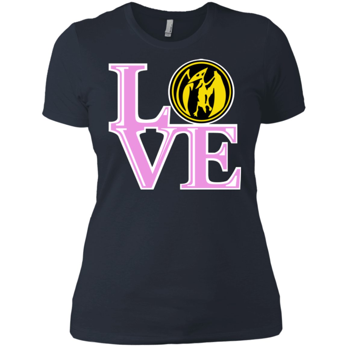 T-Shirts Indigo / X-Small Pink Ranger LOVE Women's Premium T-Shirt