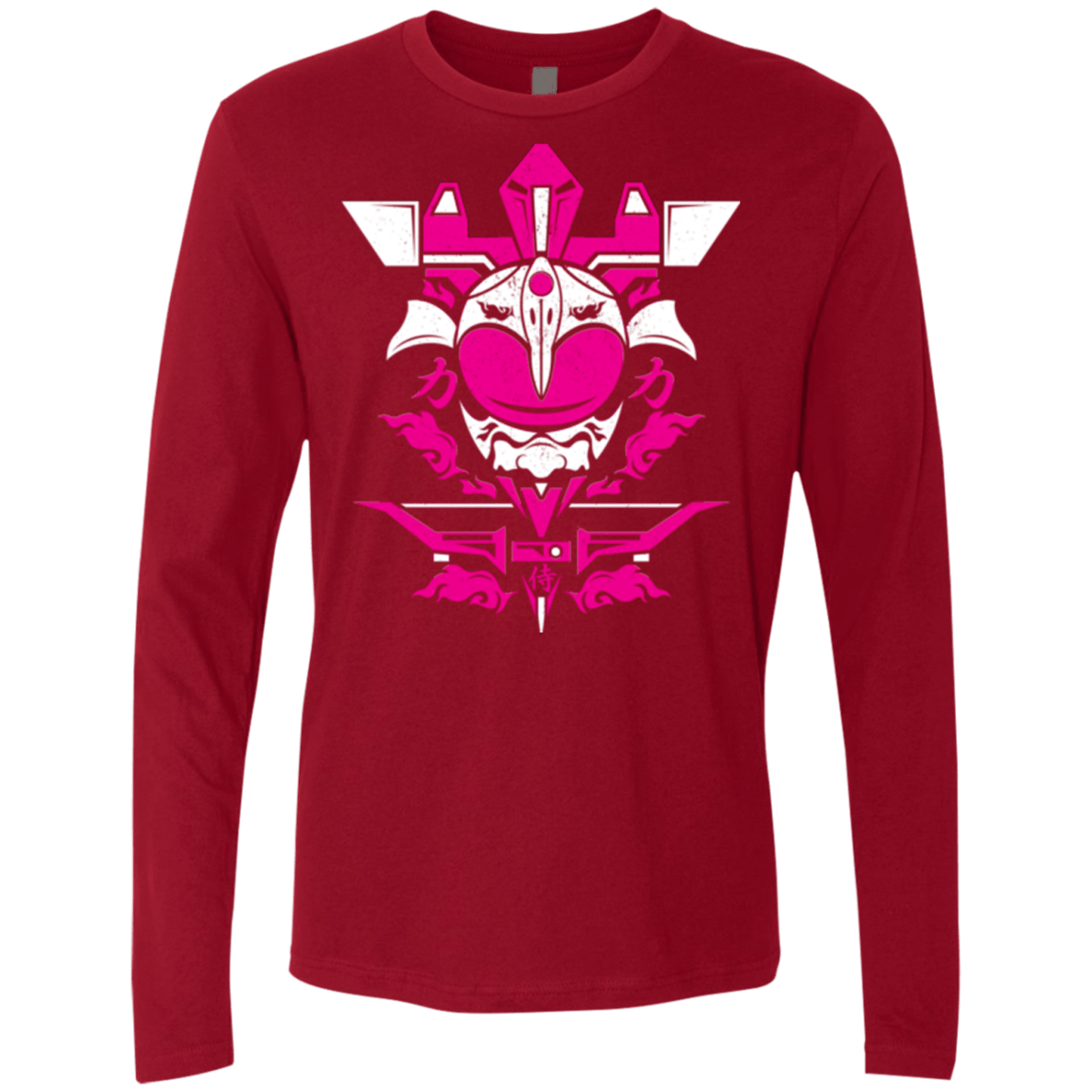 T-Shirts Cardinal / Small Pink Ranger Men's Premium Long Sleeve