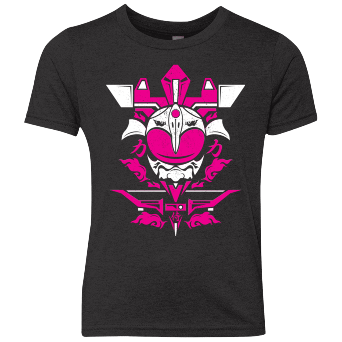 T-Shirts Vintage Black / YXS Pink Ranger Youth Triblend T-Shirt