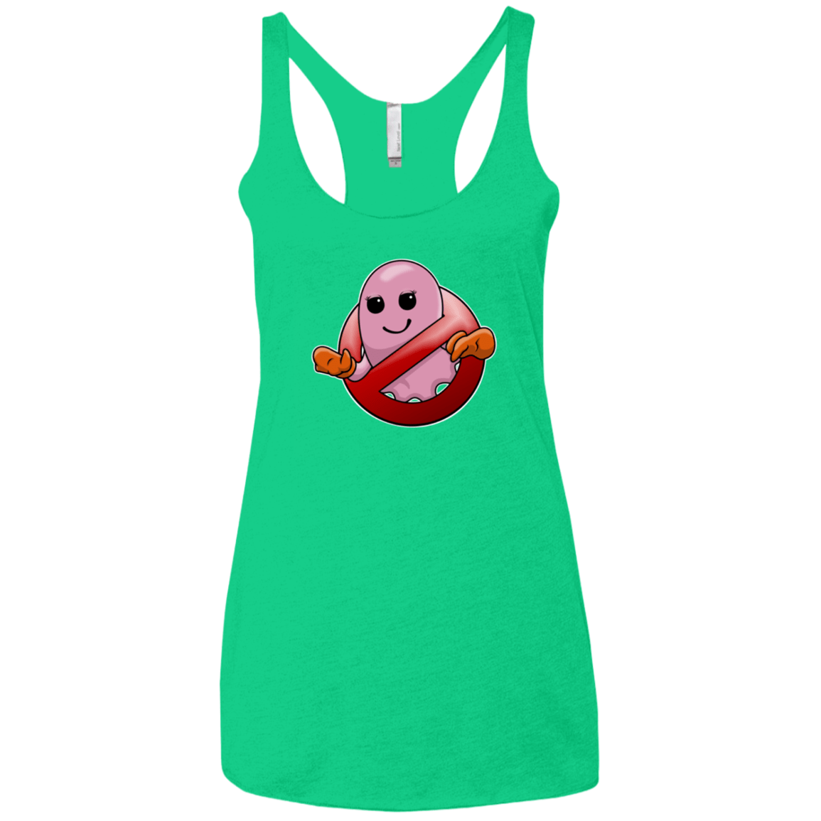 T-Shirts Envy / X-Small Pinky Buster Women's Triblend Racerback Tank