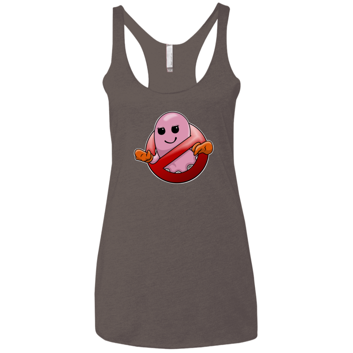 T-Shirts Macchiato / X-Small Pinky Buster Women's Triblend Racerback Tank