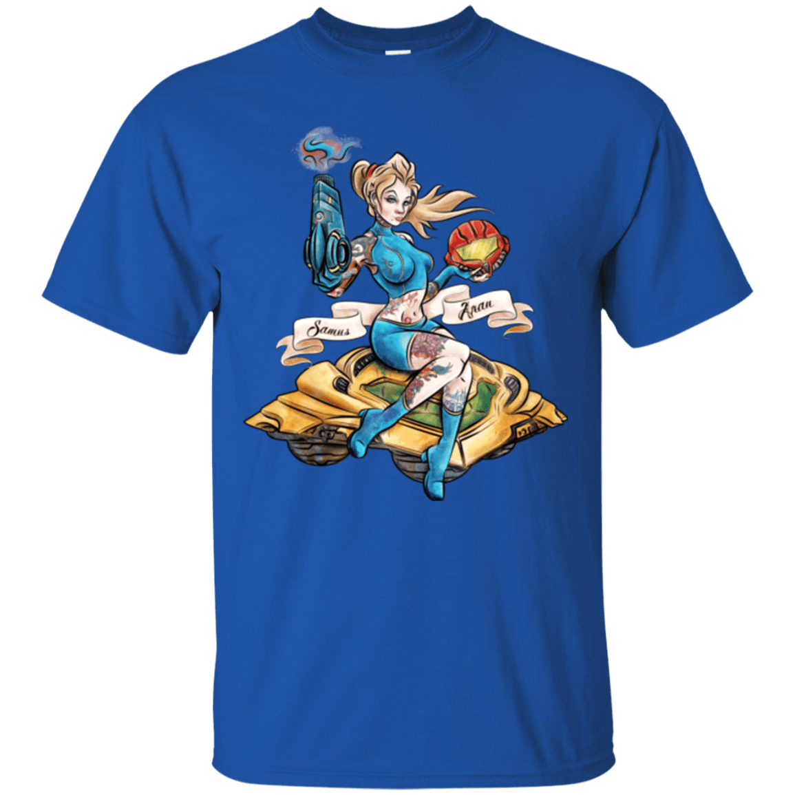 T-Shirts Royal / X-Large PINUP SAMUS T-Shirt