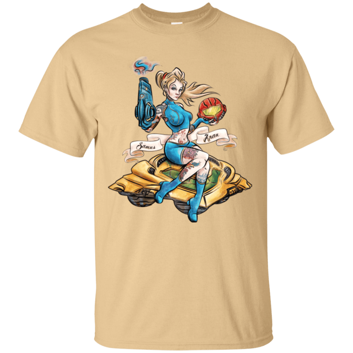 T-Shirts Vegas Gold / Medium PINUP SAMUS T-Shirt