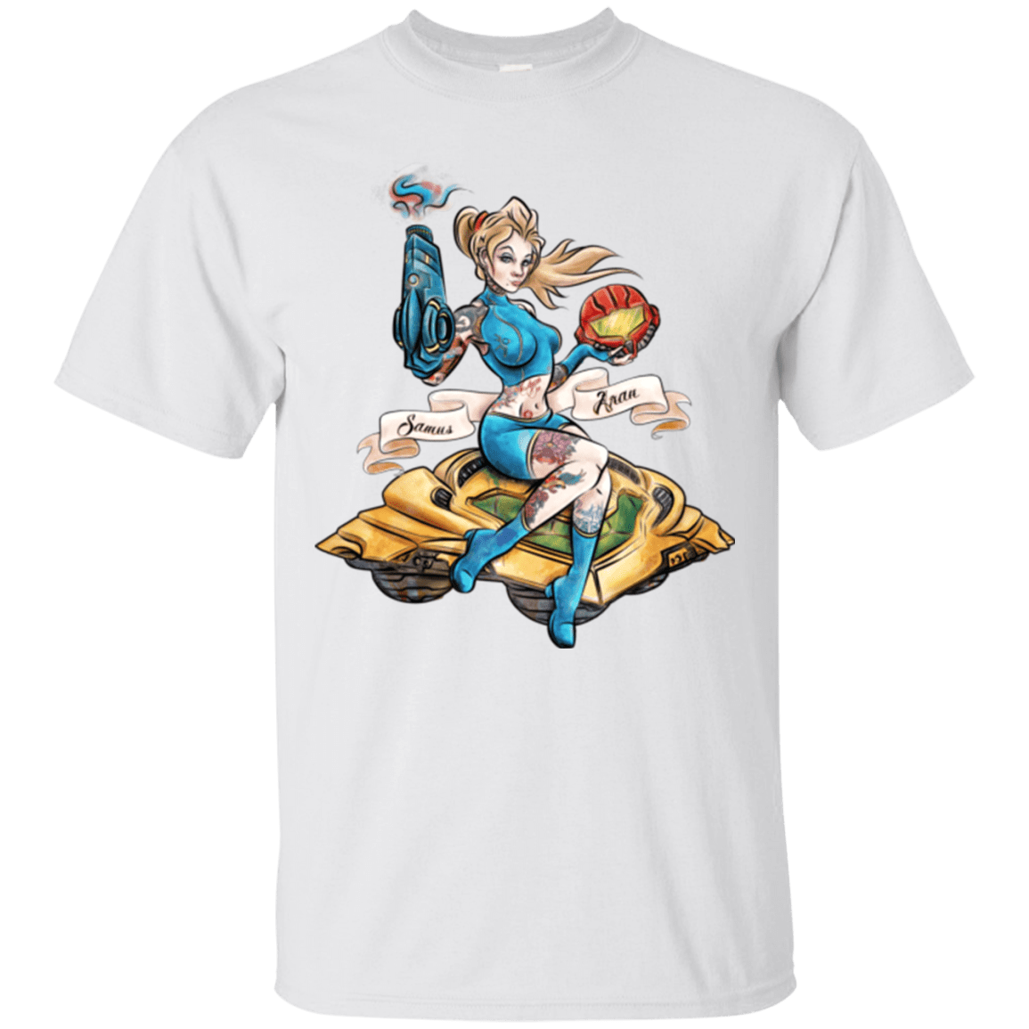 T-Shirts White / Small PINUP SAMUS T-Shirt