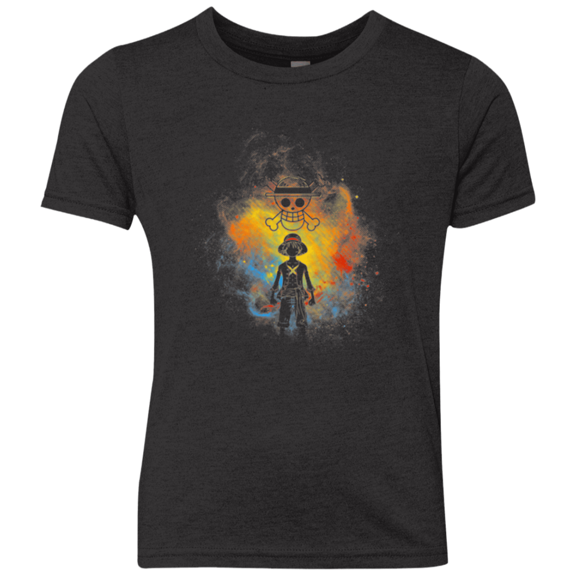 T-Shirts Vintage Black / YXS PIRATE ART Youth Triblend T-Shirt