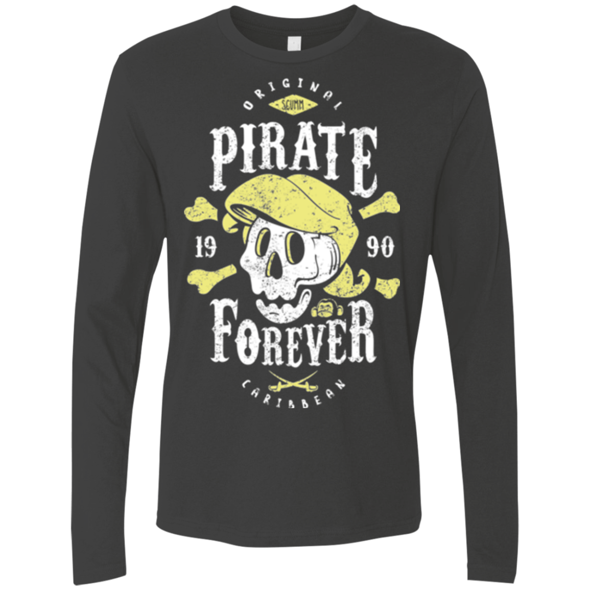 T-Shirts Heavy Metal / Small Pirate Forever Men's Premium Long Sleeve