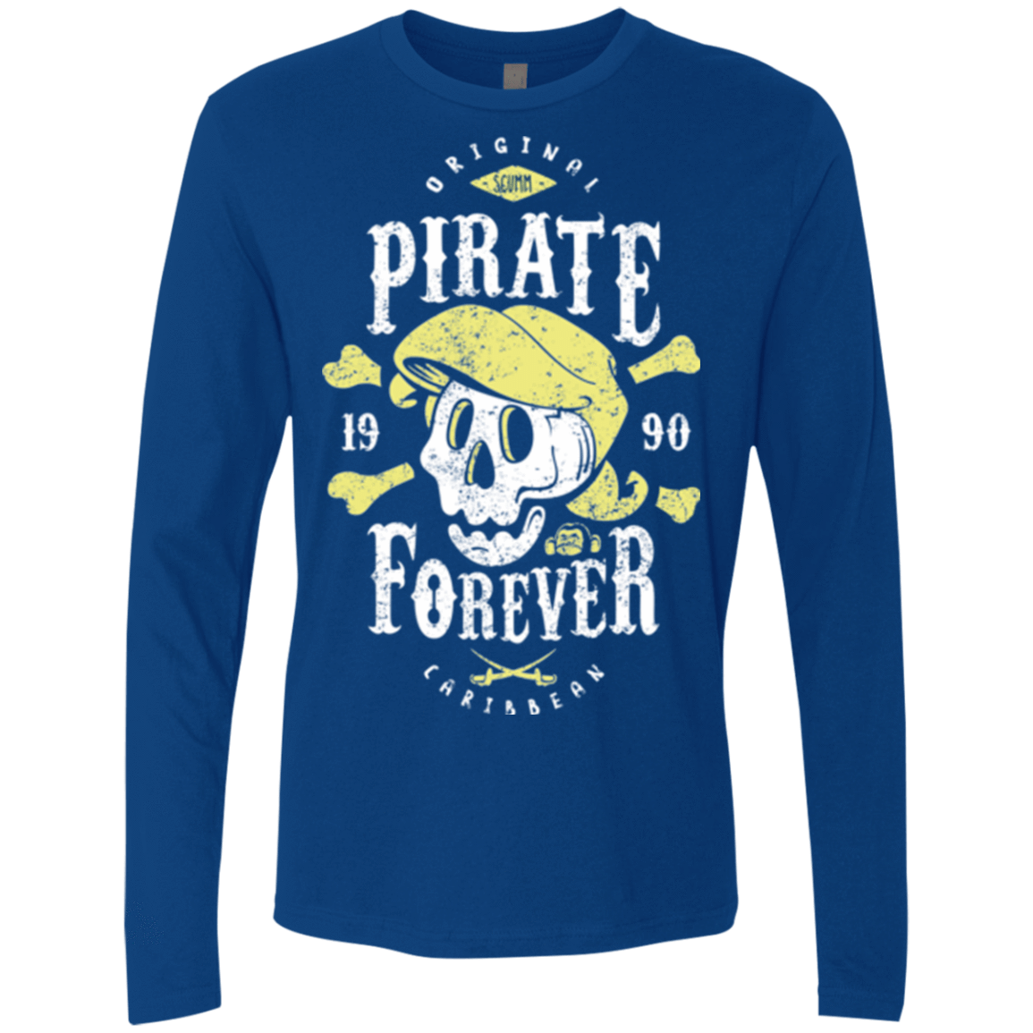 T-Shirts Royal / Small Pirate Forever Men's Premium Long Sleeve