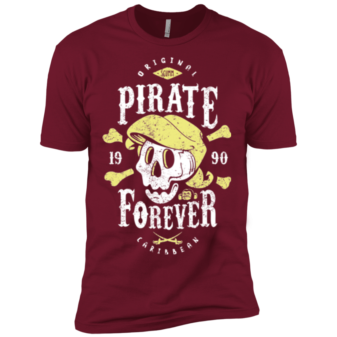 T-Shirts Cardinal / X-Small Pirate Forever Men's Premium T-Shirt