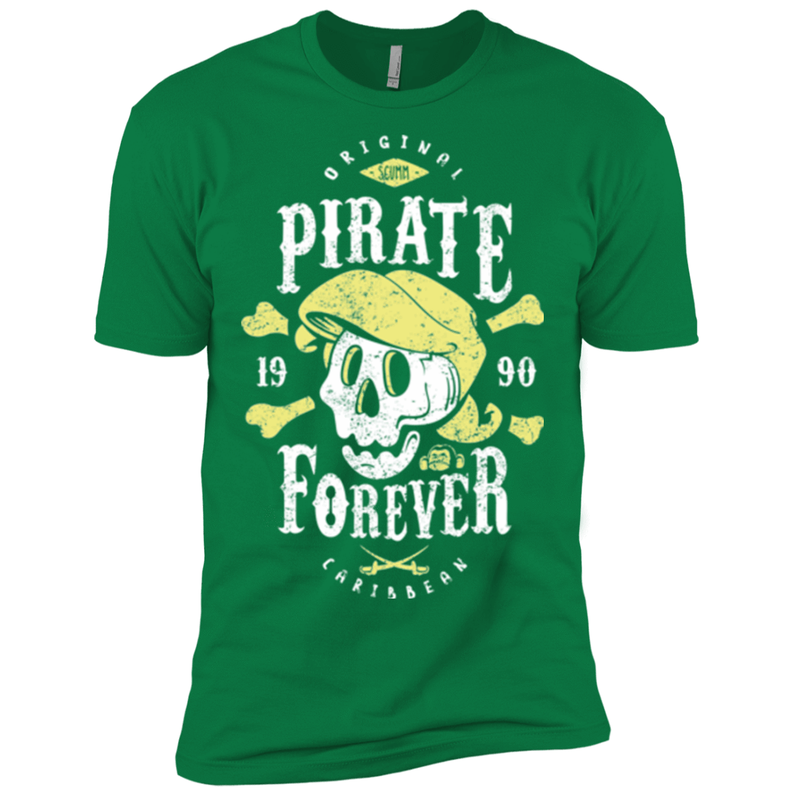 T-Shirts Kelly Green / X-Small Pirate Forever Men's Premium T-Shirt