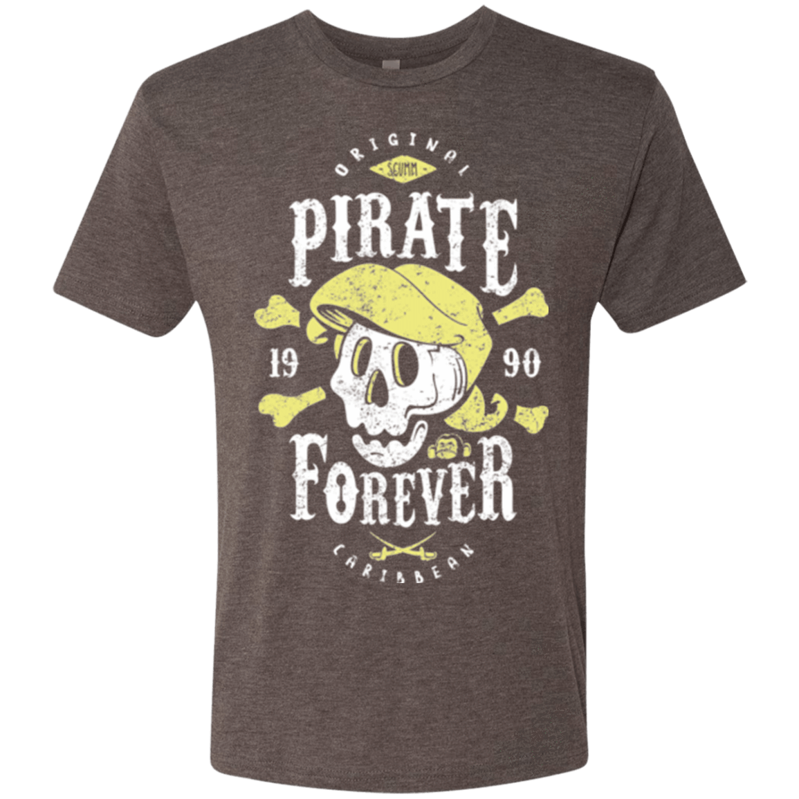 T-Shirts Macchiato / Small Pirate Forever Men's Triblend T-Shirt