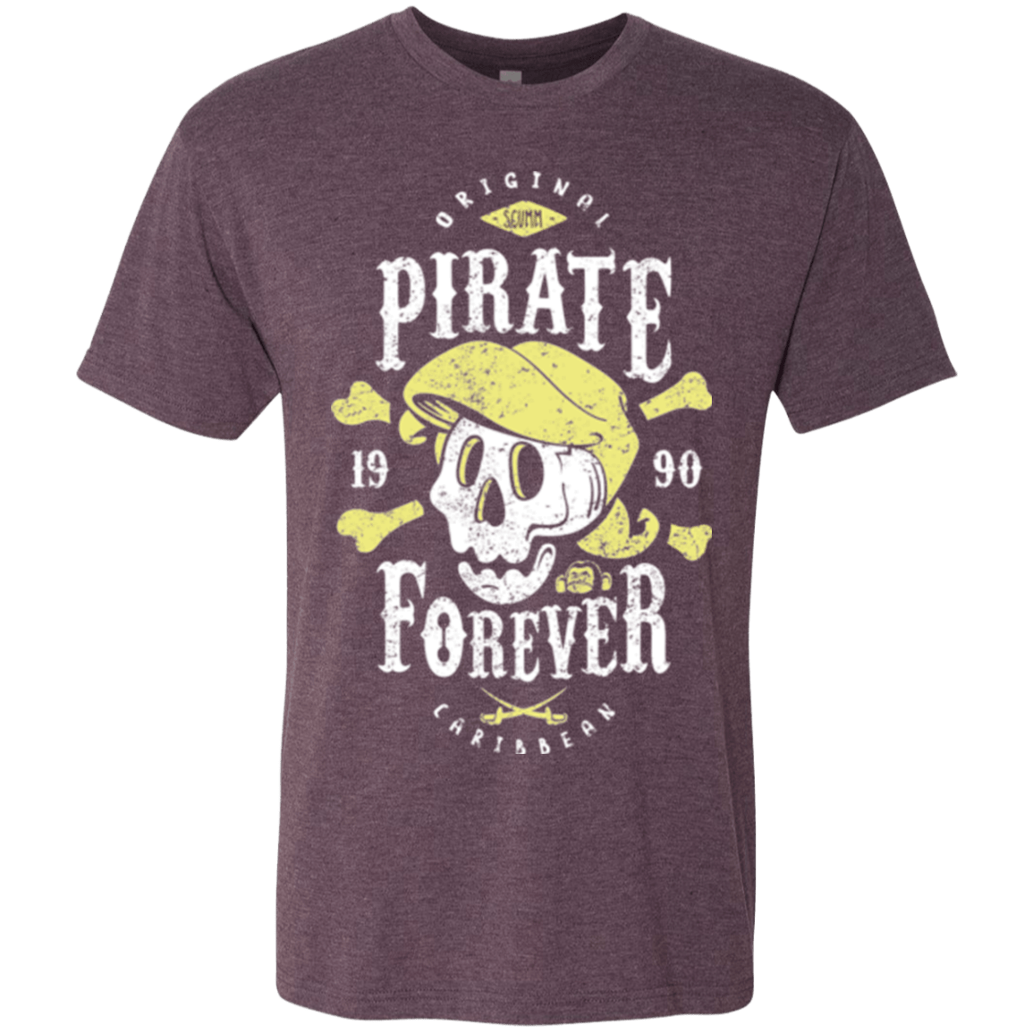 T-Shirts Vintage Purple / Small Pirate Forever Men's Triblend T-Shirt