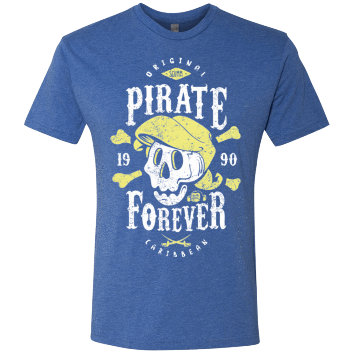 T-Shirts Vintage Royal / Small Pirate Forever Men's Triblend T-Shirt