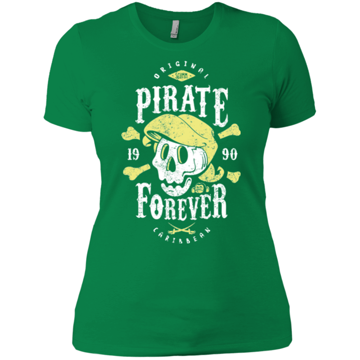T-Shirts Kelly Green / X-Small Pirate Forever Women's Premium T-Shirt