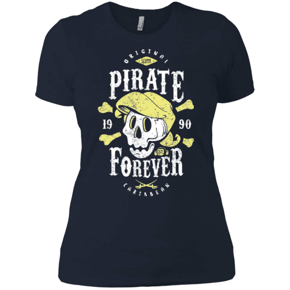 T-Shirts Midnight Navy / X-Small Pirate Forever Women's Premium T-Shirt