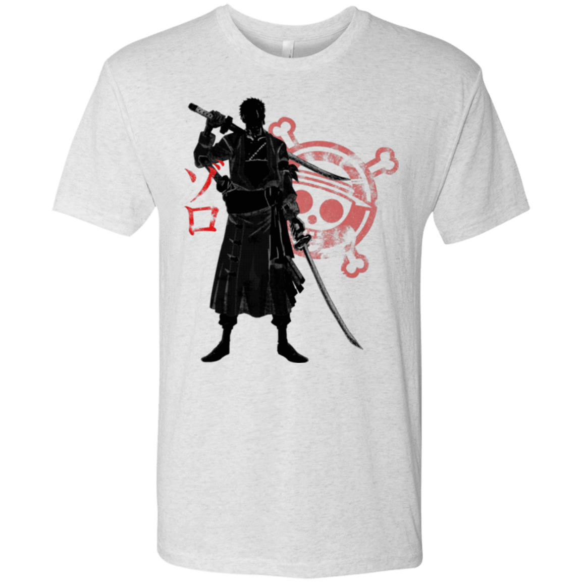 T-Shirts Heather White / Small Pirate Hunter (2) Men's Triblend T-Shirt