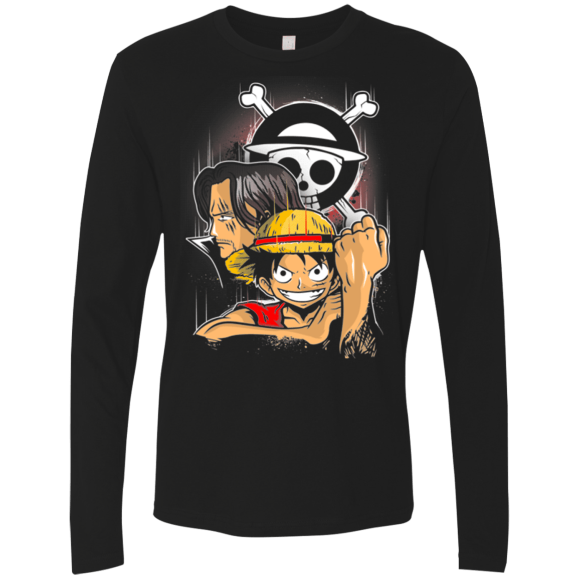 T-Shirts Black / Small Pirate King Men's Premium Long Sleeve