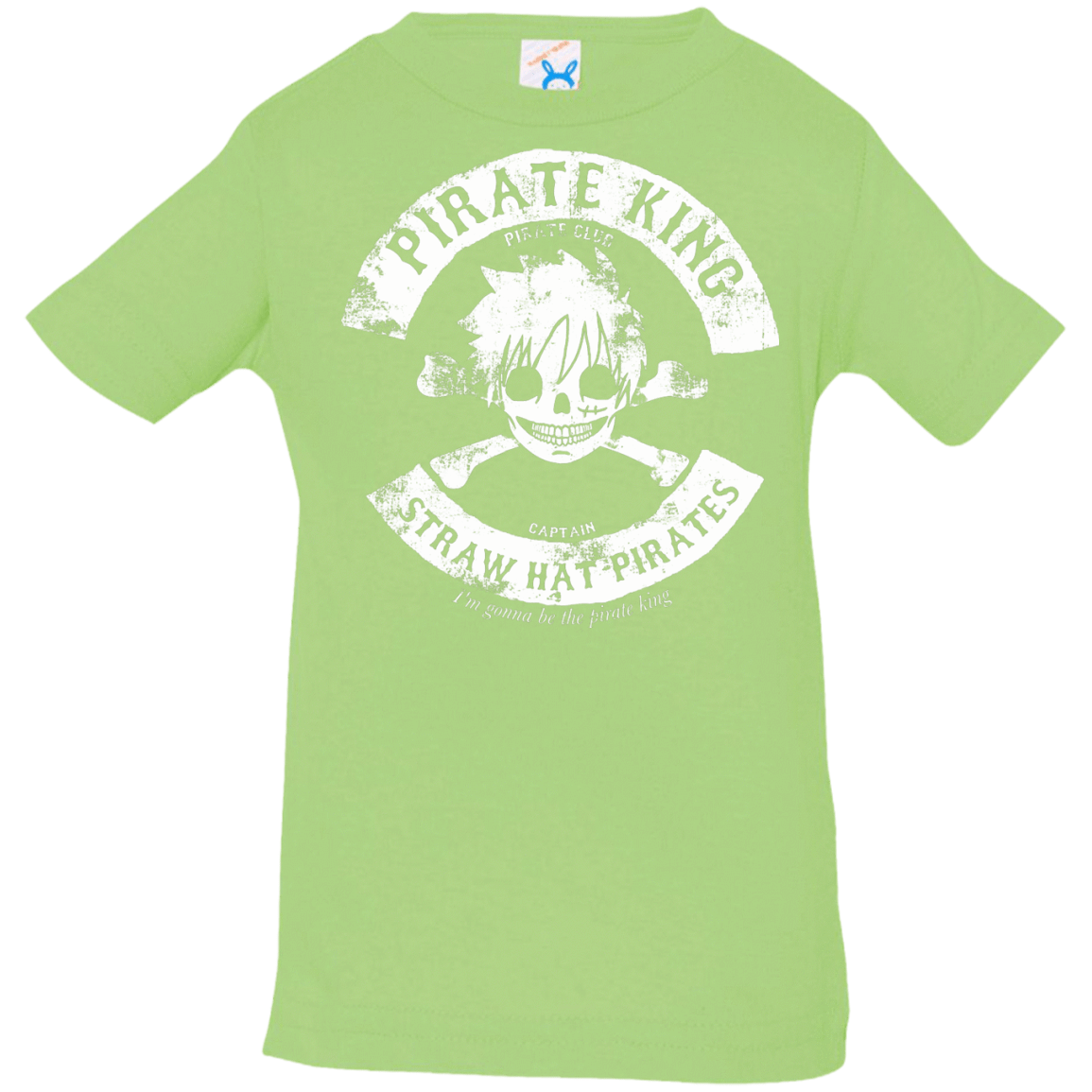 T-Shirts Key Lime / 6 Months Pirate King Skull Infant Premium T-Shirt