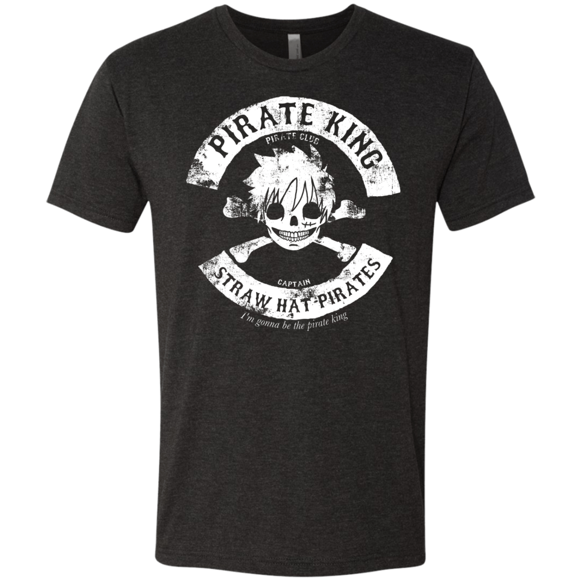 T-Shirts Vintage Black / S Pirate King Skull Men's Triblend T-Shirt