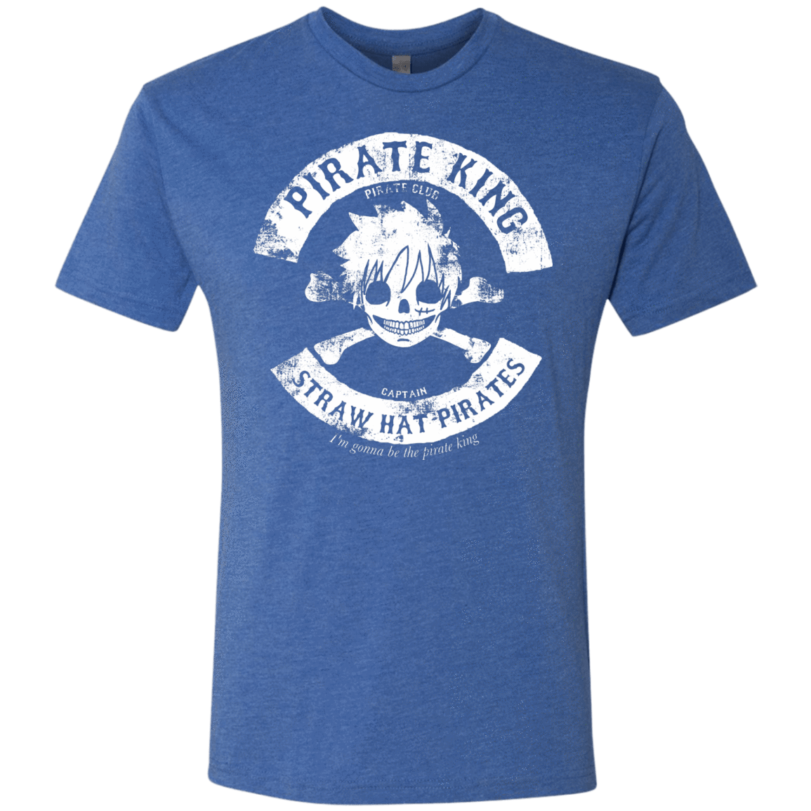 T-Shirts Vintage Royal / S Pirate King Skull Men's Triblend T-Shirt