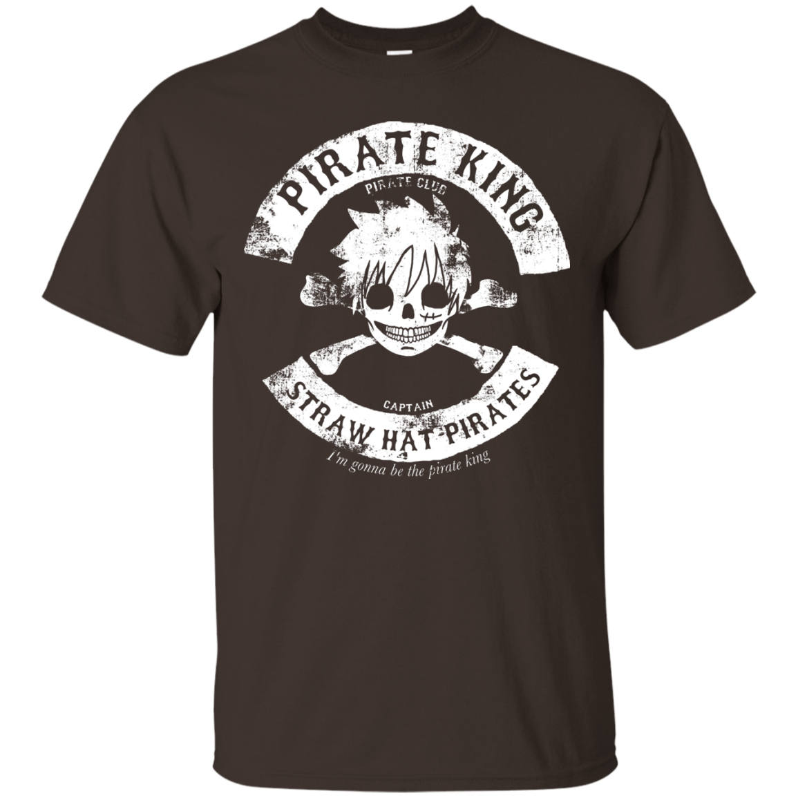 T-Shirts Dark Chocolate / S Pirate King Skull T-Shirt