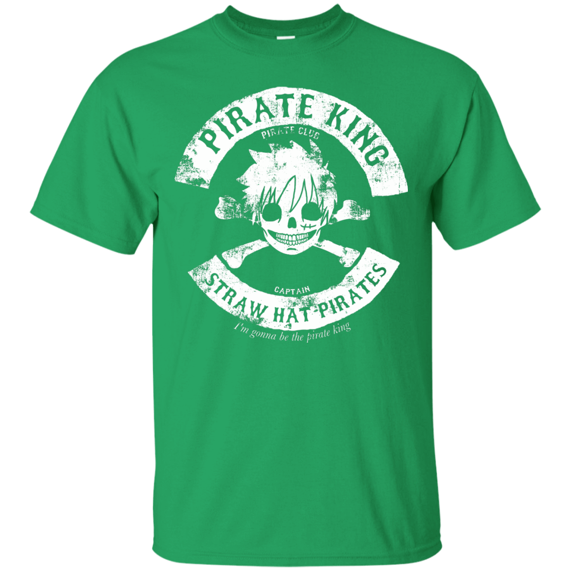 T-Shirts Irish Green / S Pirate King Skull T-Shirt