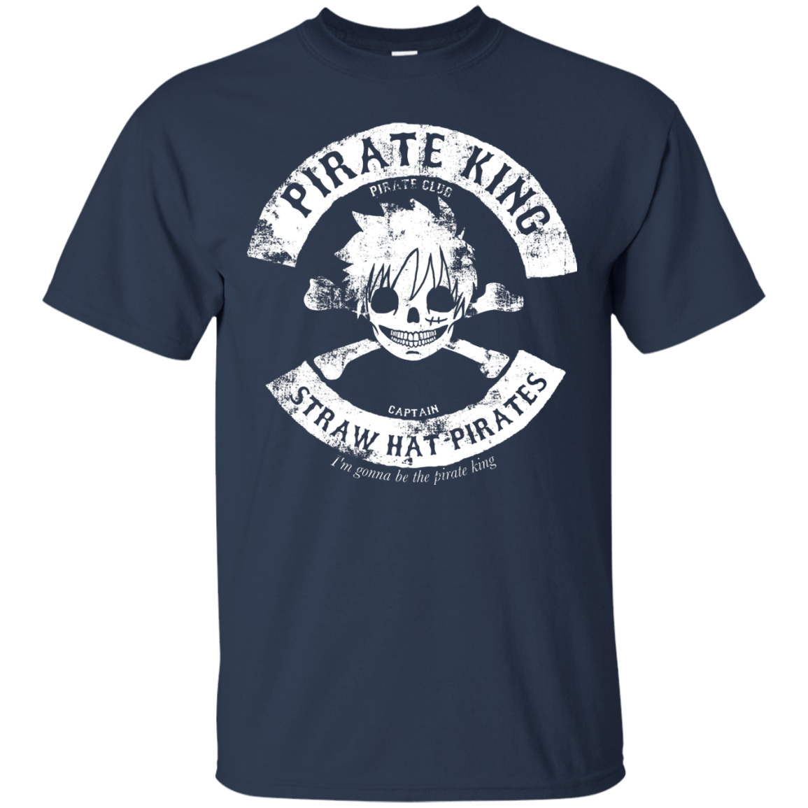 T-Shirts Navy / S Pirate King Skull T-Shirt