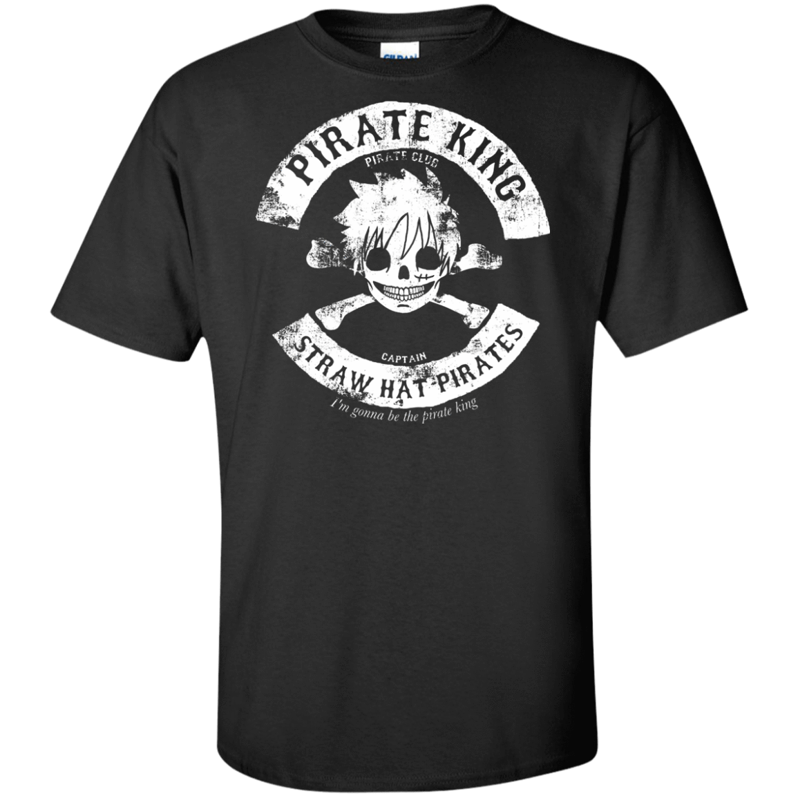 T-Shirts Black / XLT Pirate King Skull Tall T-Shirt