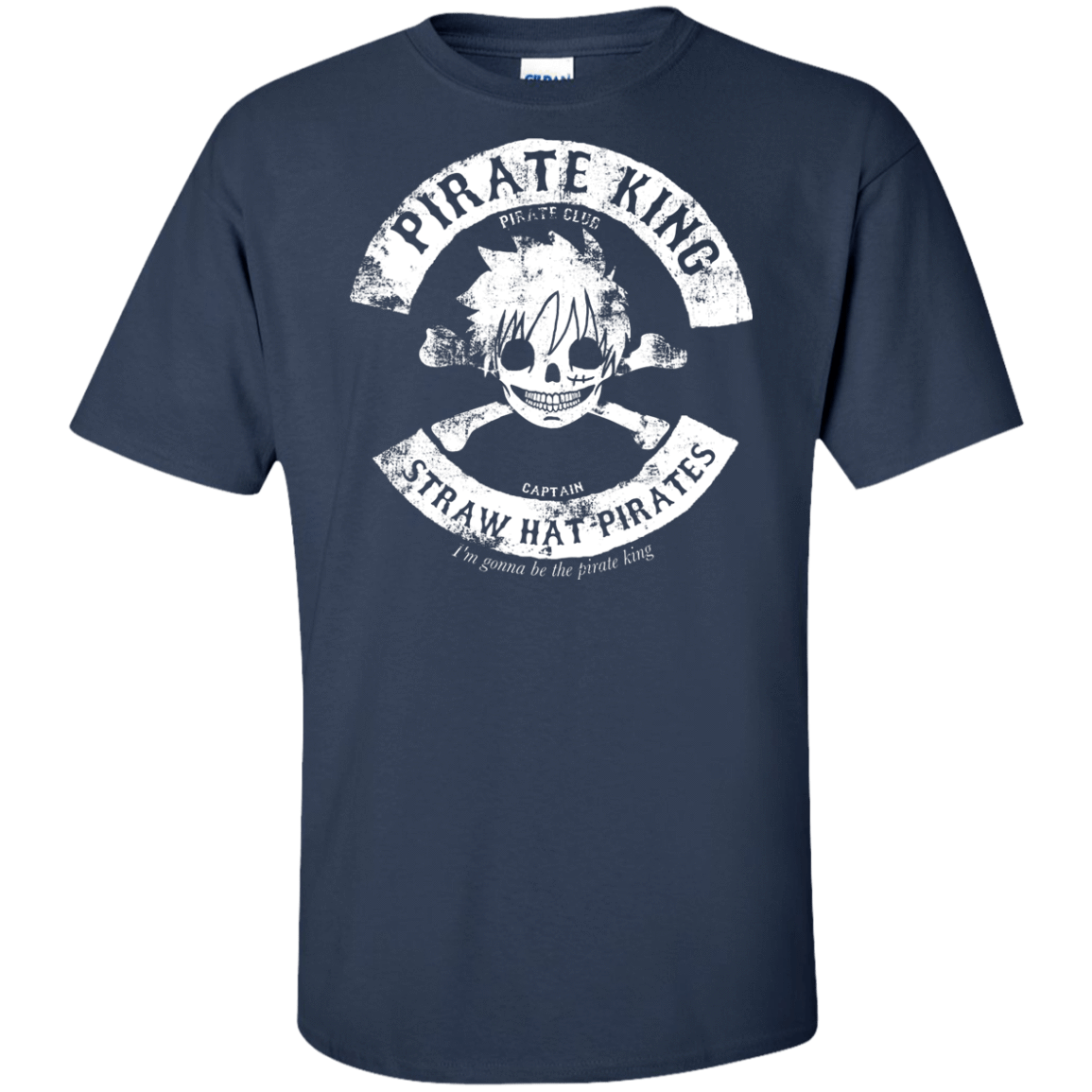 T-Shirts Navy / XLT Pirate King Skull Tall T-Shirt