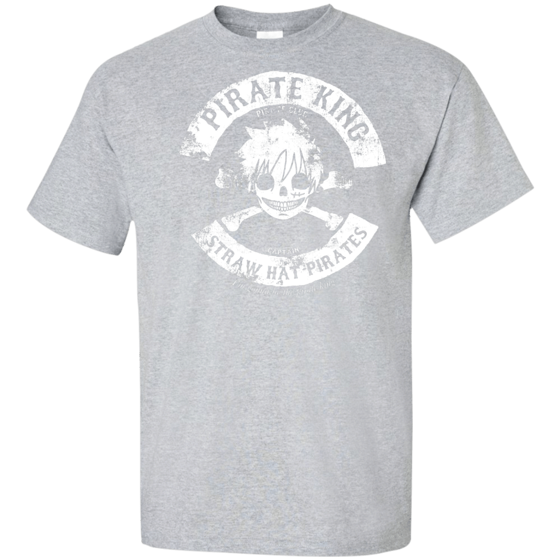 T-Shirts Sport Grey / XLT Pirate King Skull Tall T-Shirt