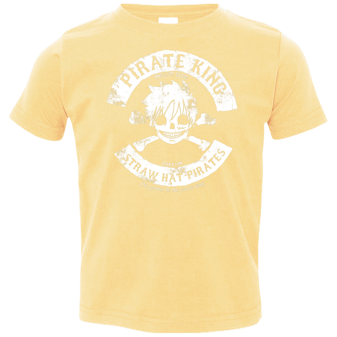 T-Shirts Butter / 2T Pirate King Skull Toddler Premium T-Shirt