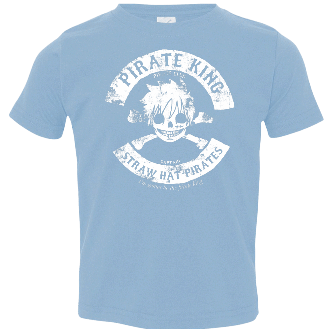 T-Shirts Light Blue / 2T Pirate King Skull Toddler Premium T-Shirt