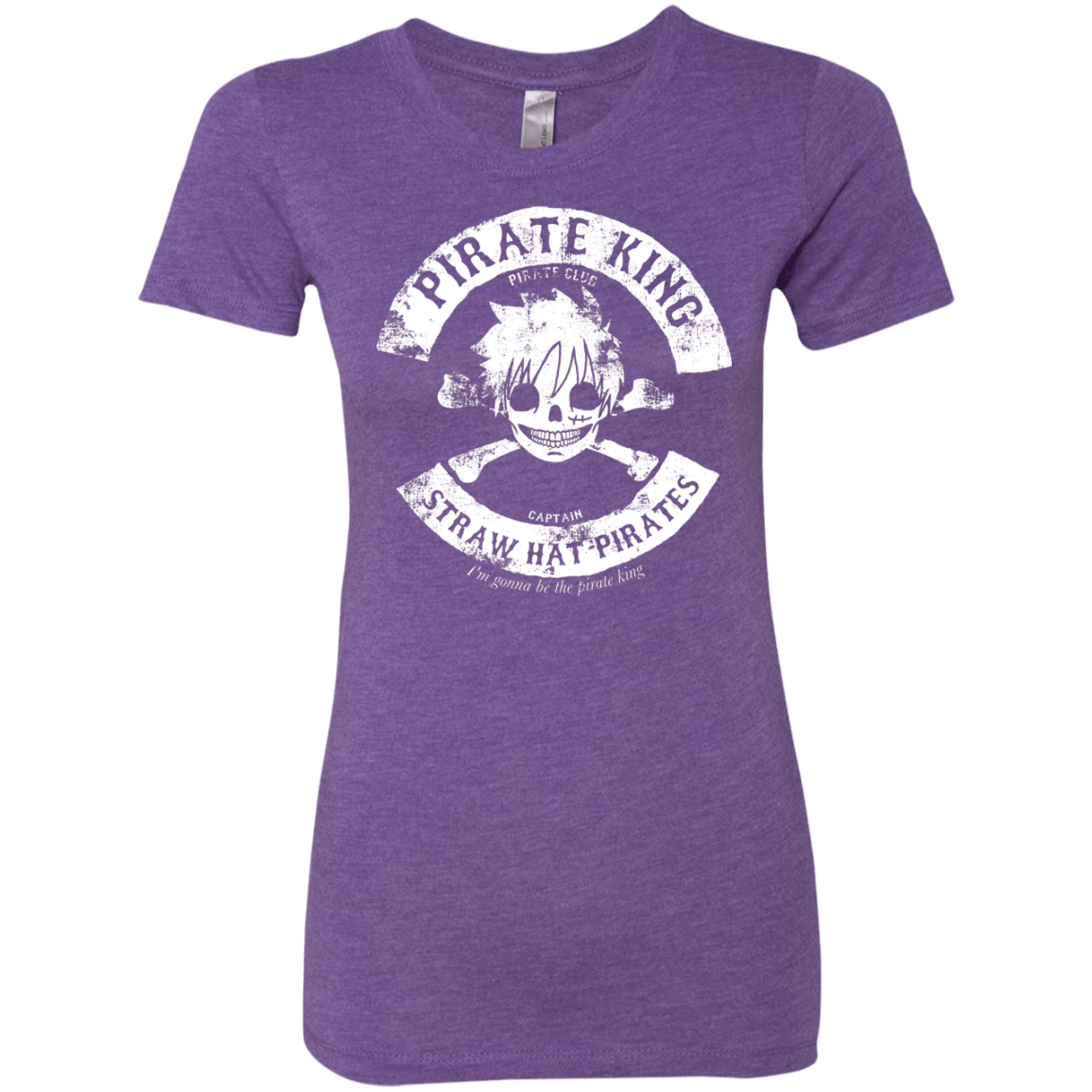 T-Shirts Purple Rush / S Pirate King Skull Women's Triblend T-Shirt