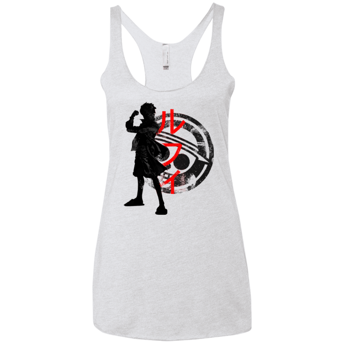T-Shirts Heather White / X-Small Pirate King Women's Triblend Racerback Tank