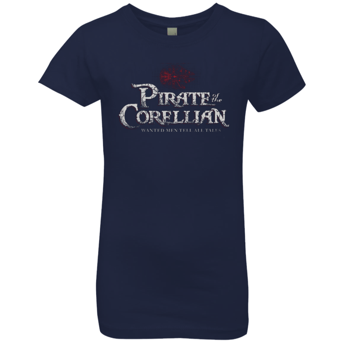 T-Shirts Midnight Navy / YXS Pirate of the Corellian Girls Premium T-Shirt