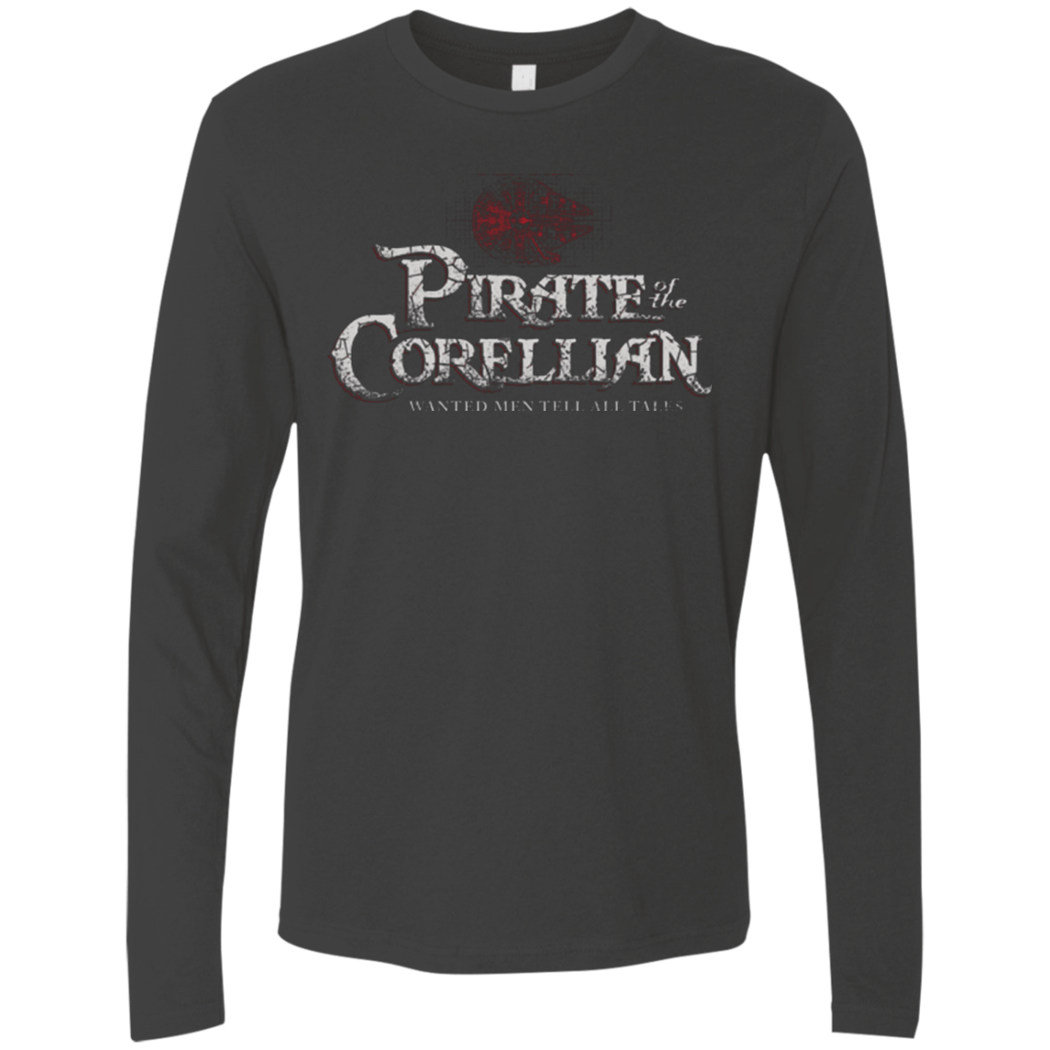 T-Shirts Heavy Metal / Small Pirate of the Corellian Men's Premium Long Sleeve