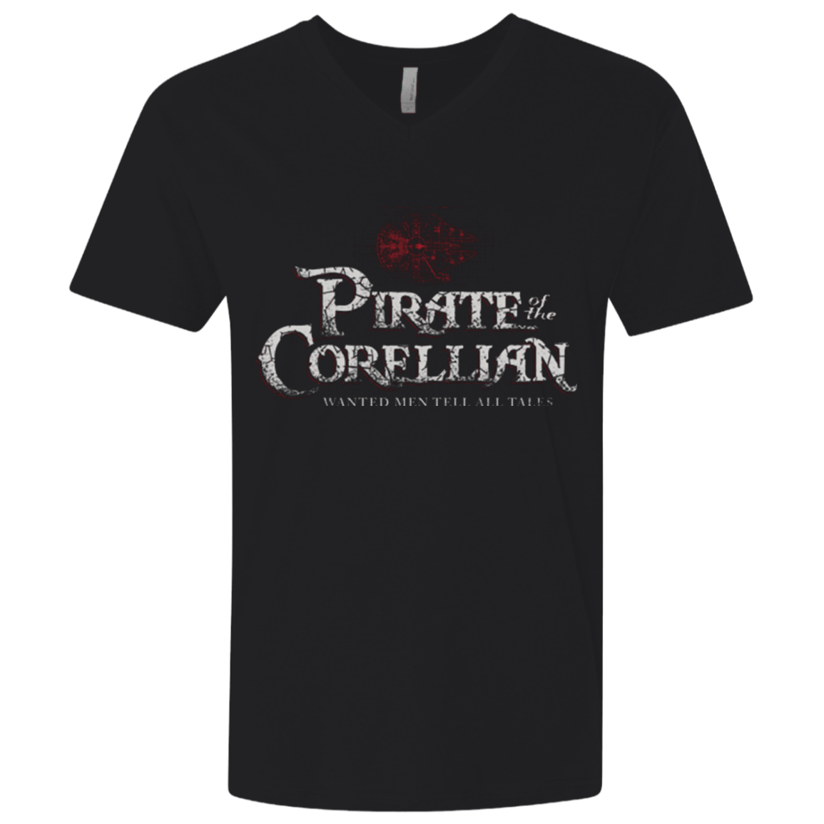 T-Shirts Black / X-Small Pirate of the Corellian Men's Premium V-Neck