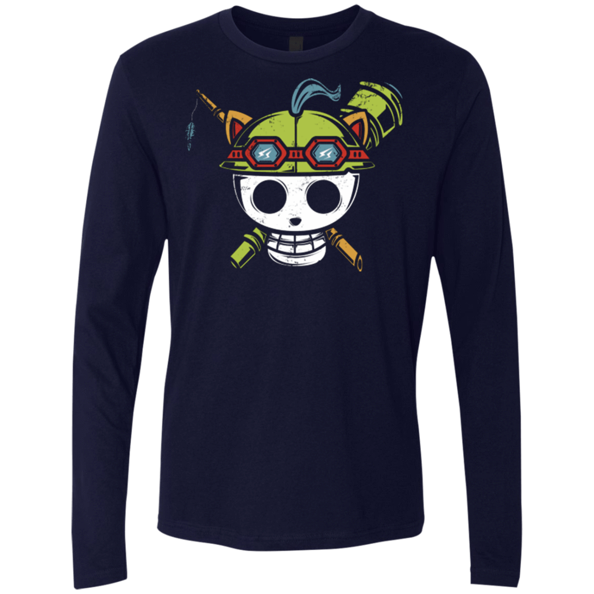 T-Shirts Midnight Navy / Small Pirate Scout Men's Premium Long Sleeve