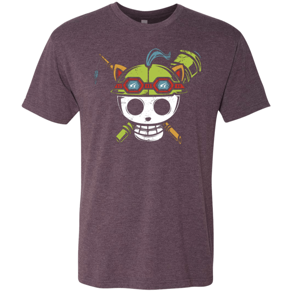 T-Shirts Vintage Purple / Small Pirate Scout Men's Triblend T-Shirt