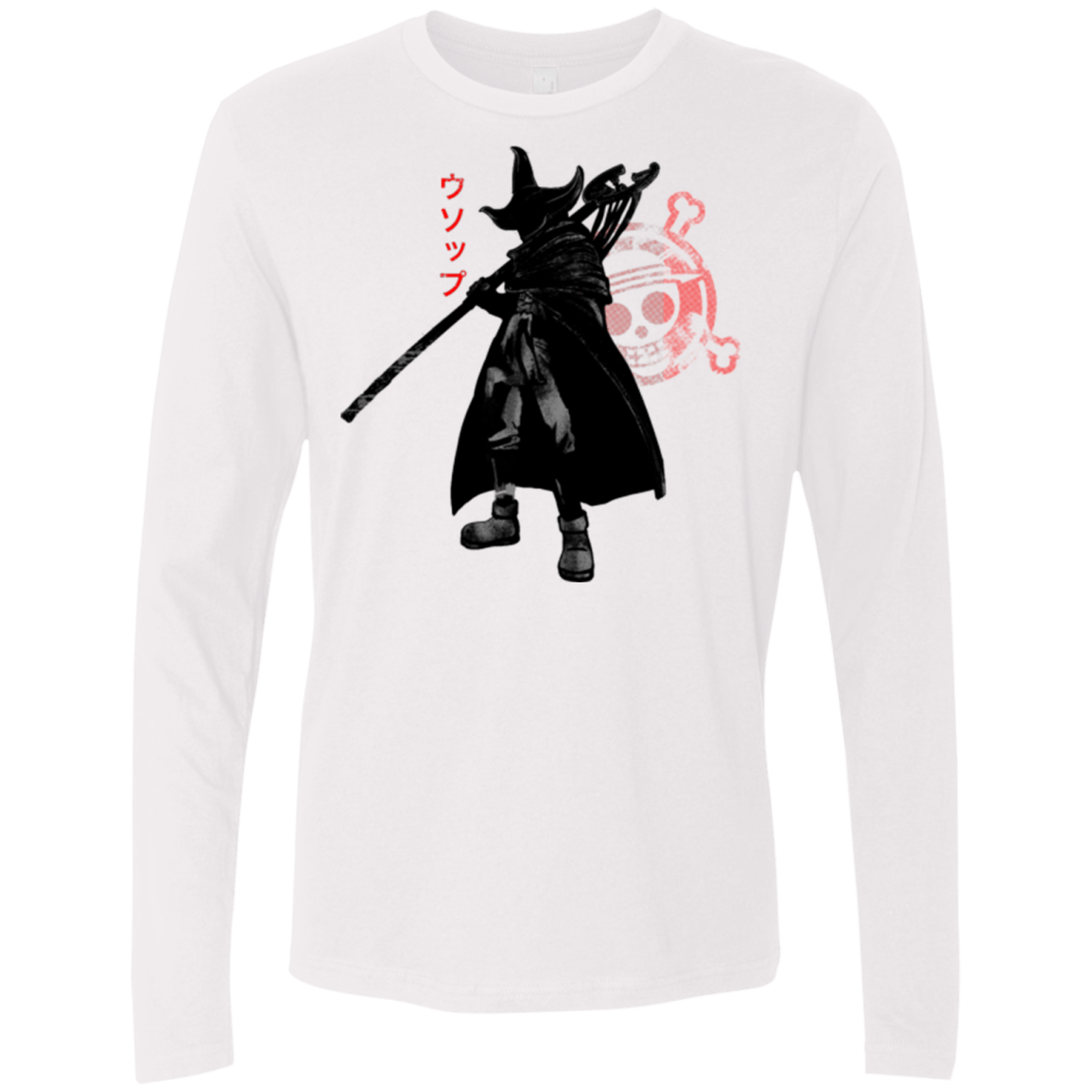 T-Shirts White / Small Pirate sniper Men's Premium Long Sleeve