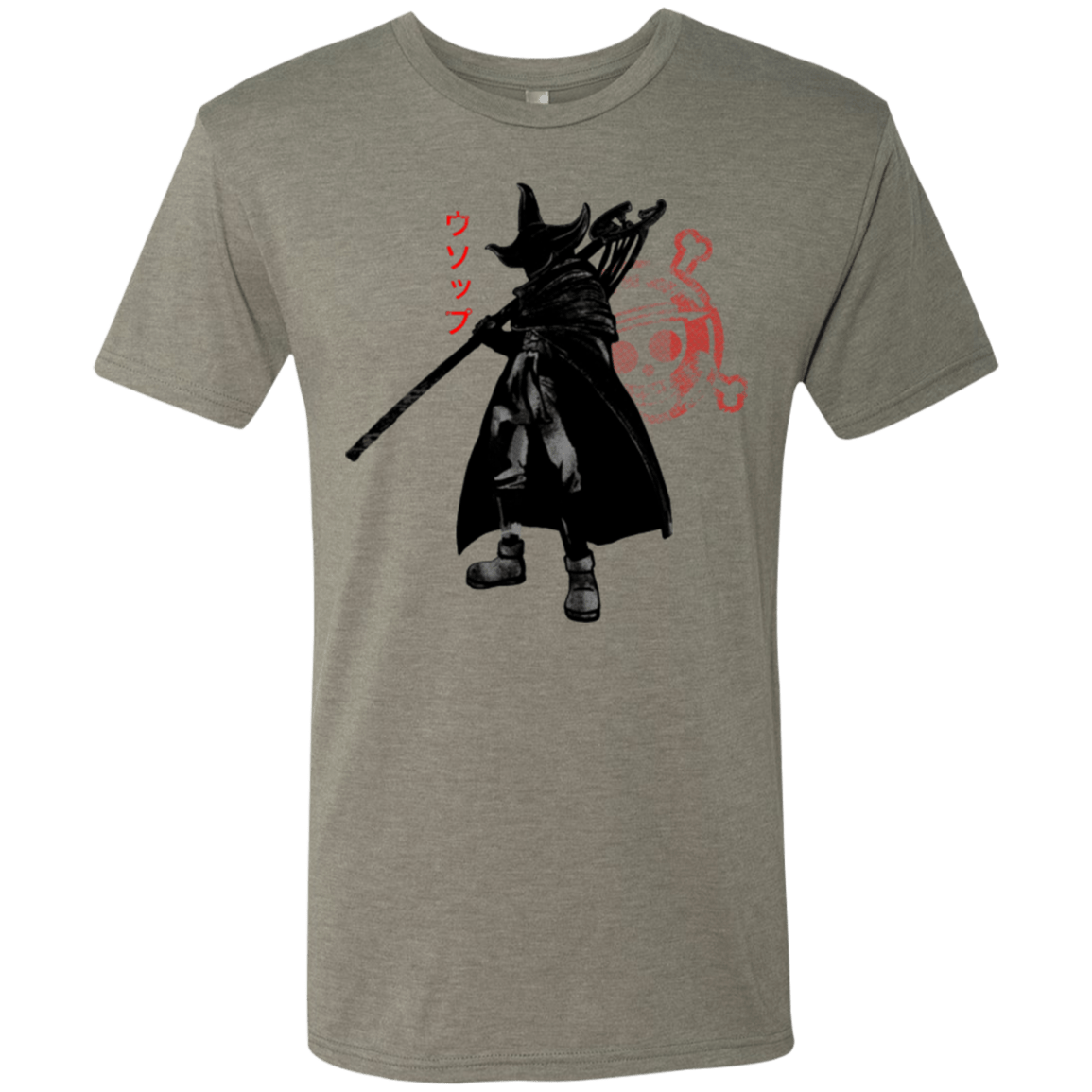 T-Shirts Venetian Grey / Small Pirate sniper Men's Triblend T-Shirt