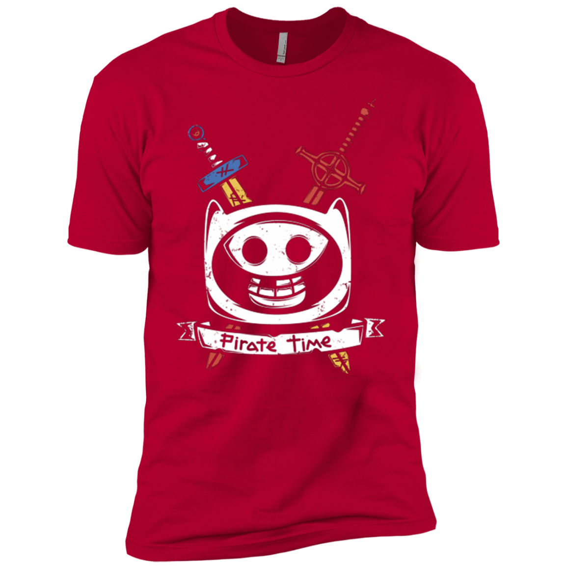 T-Shirts Red / YXS Pirate Time Boys Premium T-Shirt