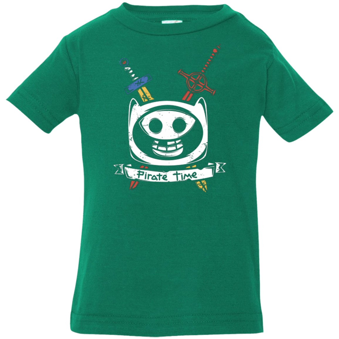 T-Shirts Kelly / 6 Months Pirate Time Infant Premium T-Shirt