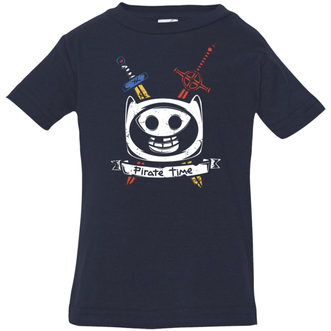 T-Shirts Navy / 6 Months Pirate Time Infant Premium T-Shirt