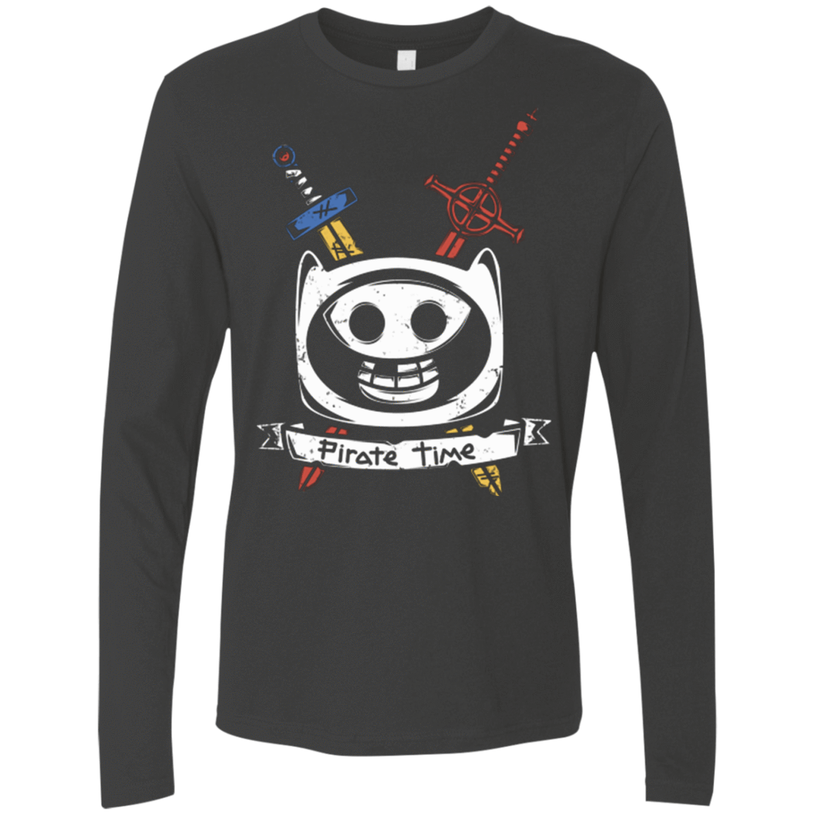 T-Shirts Heavy Metal / Small Pirate Time Men's Premium Long Sleeve