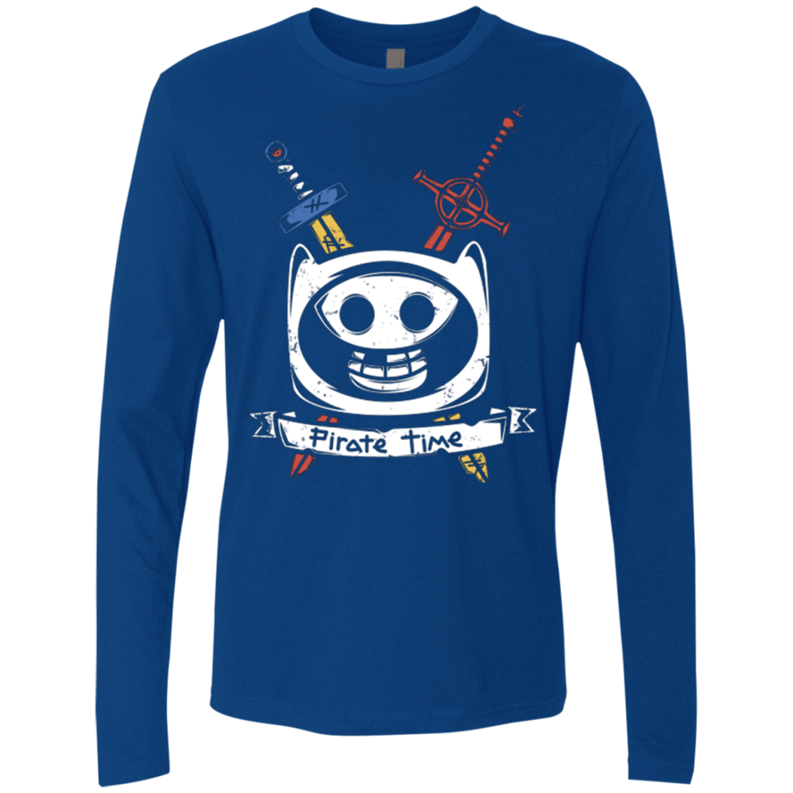 T-Shirts Royal / Small Pirate Time Men's Premium Long Sleeve