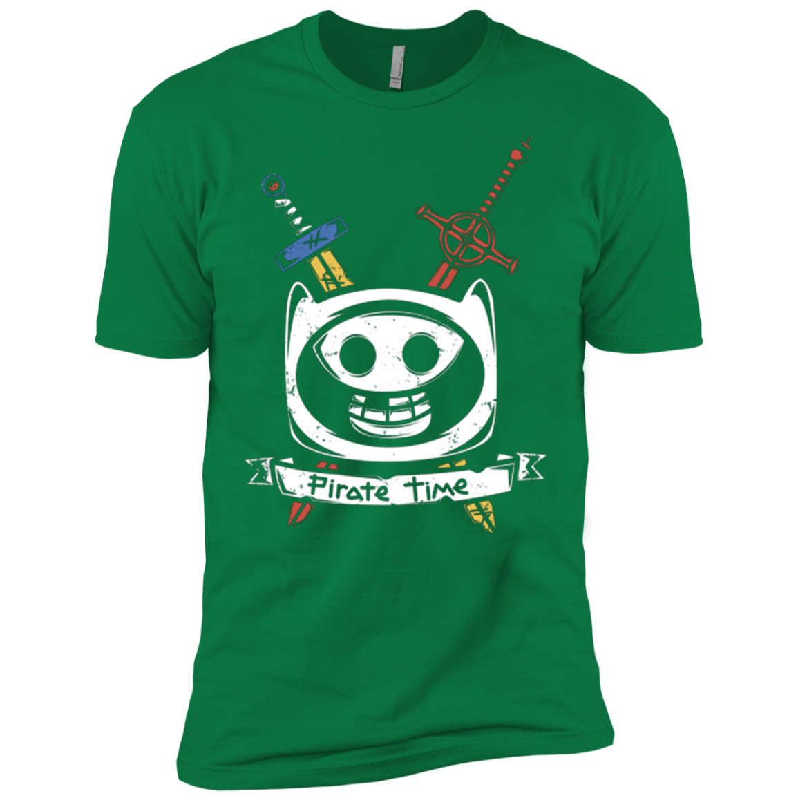 T-Shirts Kelly Green / X-Small Pirate Time Men's Premium T-Shirt