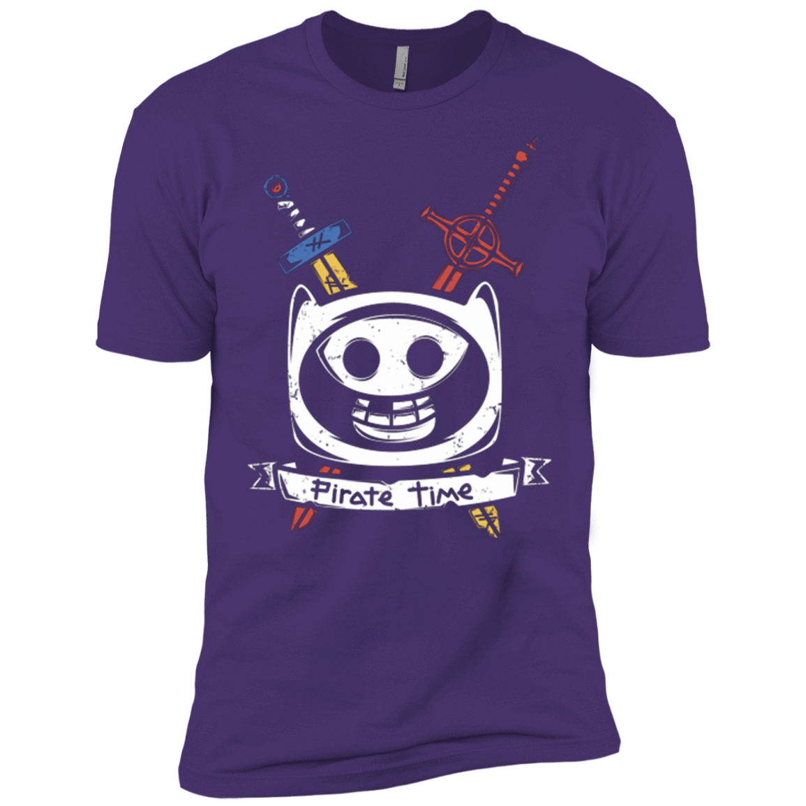 T-Shirts Purple / X-Small Pirate Time Men's Premium T-Shirt