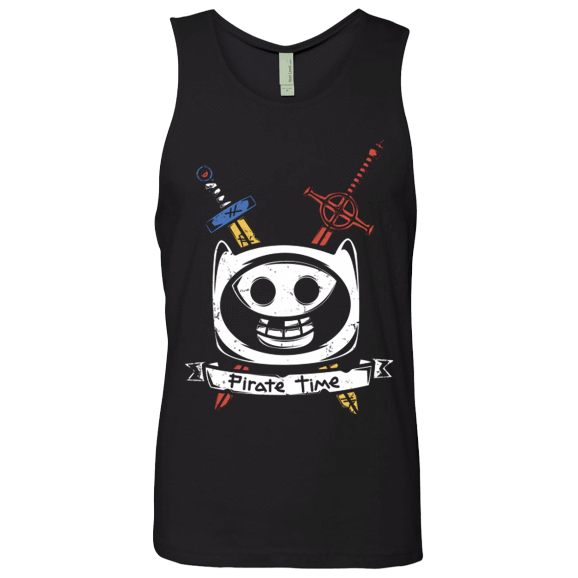 T-Shirts Black / Small Pirate Time Men's Premium Tank Top